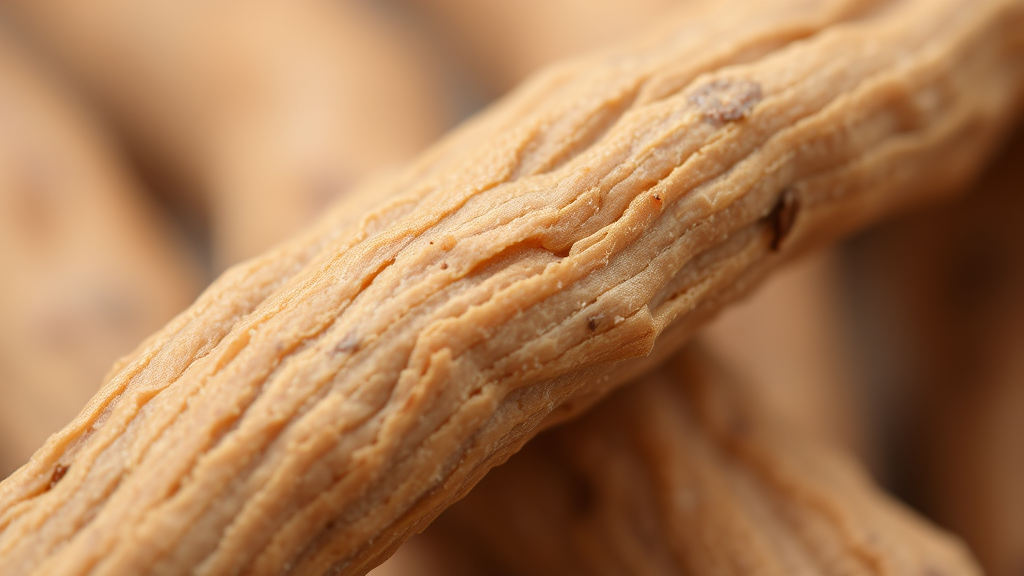 Close up view of natural dried pig ear dog treat showing texture and brown coloration no text no words no letters