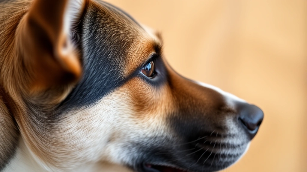Close-up of dog's ear and attentive expression showing focus and concentration while listening to commands