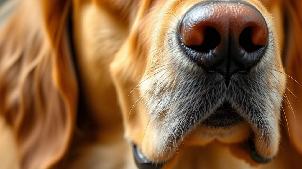 Close-up of a healthy golden retriever's glossy coat and clear skin, showing soft fur texture and natural shine without any visible rashes or irritation