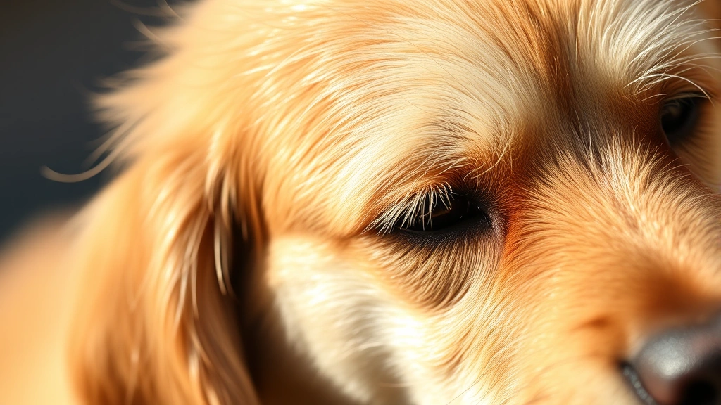 Close-up of a dog's healthy, glossy coat and skin, showing shine and vitality, professional grooming photography style, natural outdoor lighting