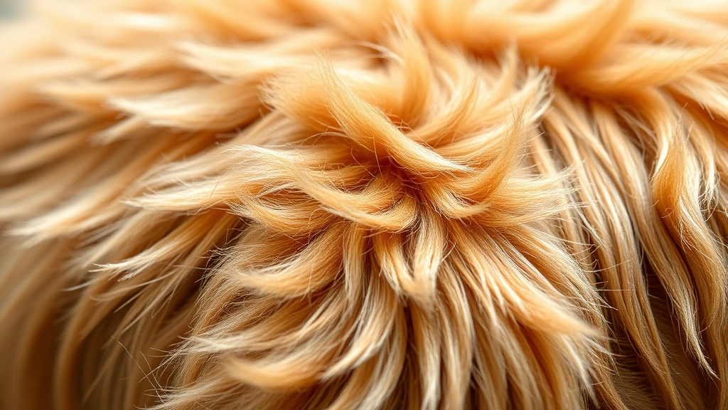 Close-up of healthy dog coat showing shiny fur texture, well-groomed appearance, natural light highlighting coat quality and lustre
