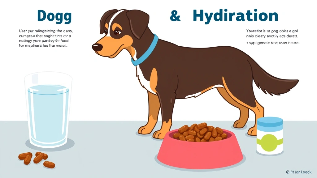 dog running -
Dog nutrition and hydration infographic scene &#8