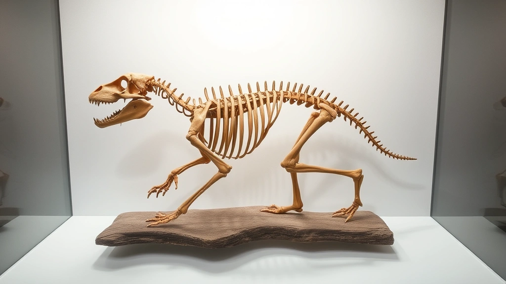 dog skull -
museum specimen style
