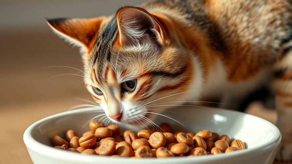 adult cat feeding guide dog photo 0