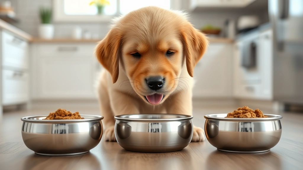 age-appropriate feeding frequency dog photo 0