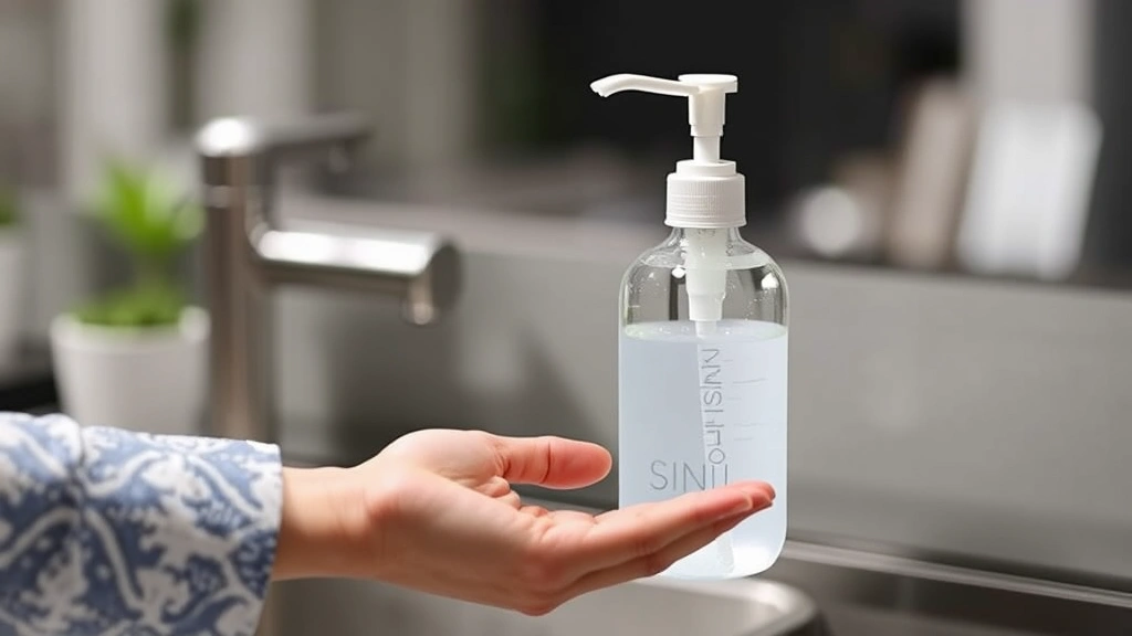 alcohol and pets -
hand sanitizer pump
