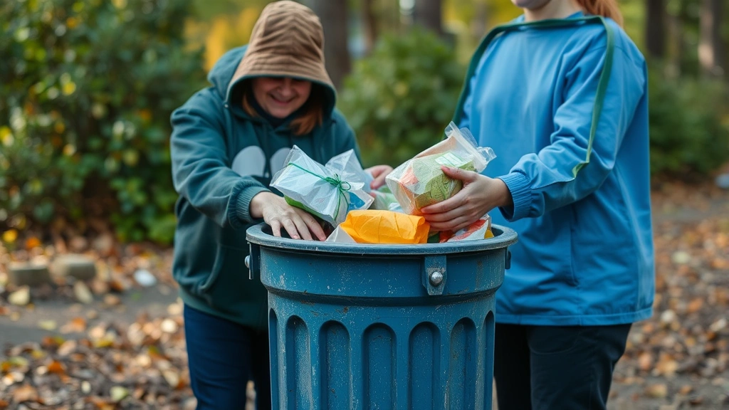 biodegradable pet waste bags -
demonstrating eco-friendly disposal
