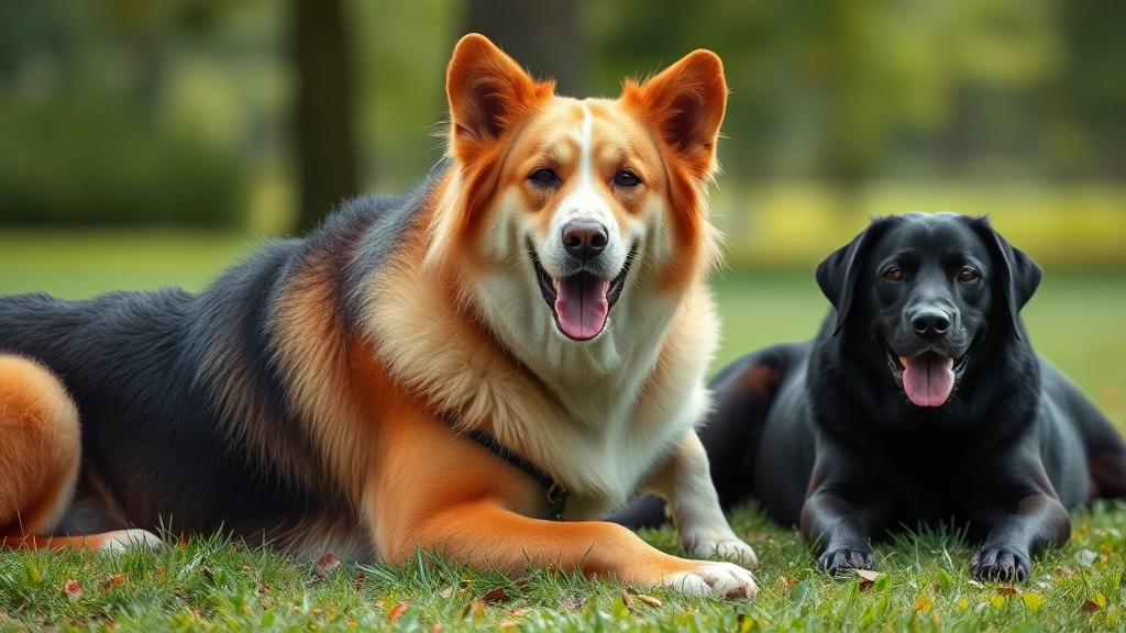 caloric needs for dogs -
and large dogs
