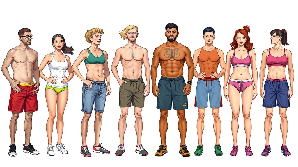 caloric needs for dogs -
showing various activity levels and body types
