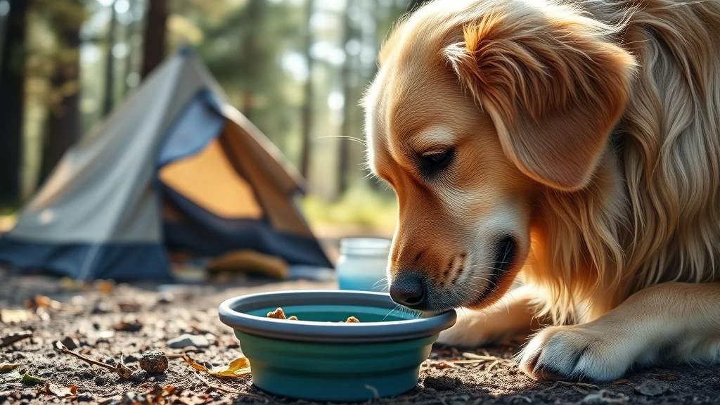 camping feeding solutions dog photo 0