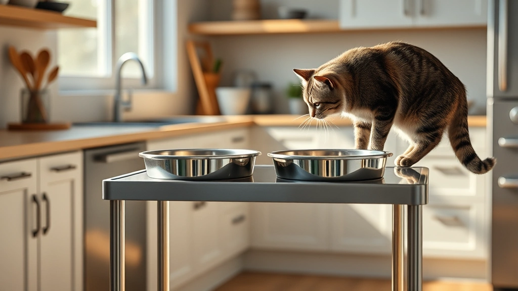 cat feeding stations dog photo 0