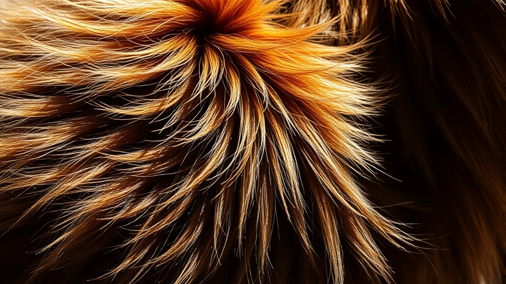 coat health feeding routine -
healthy coat with natural sunlight highlighting the glossy fur texture