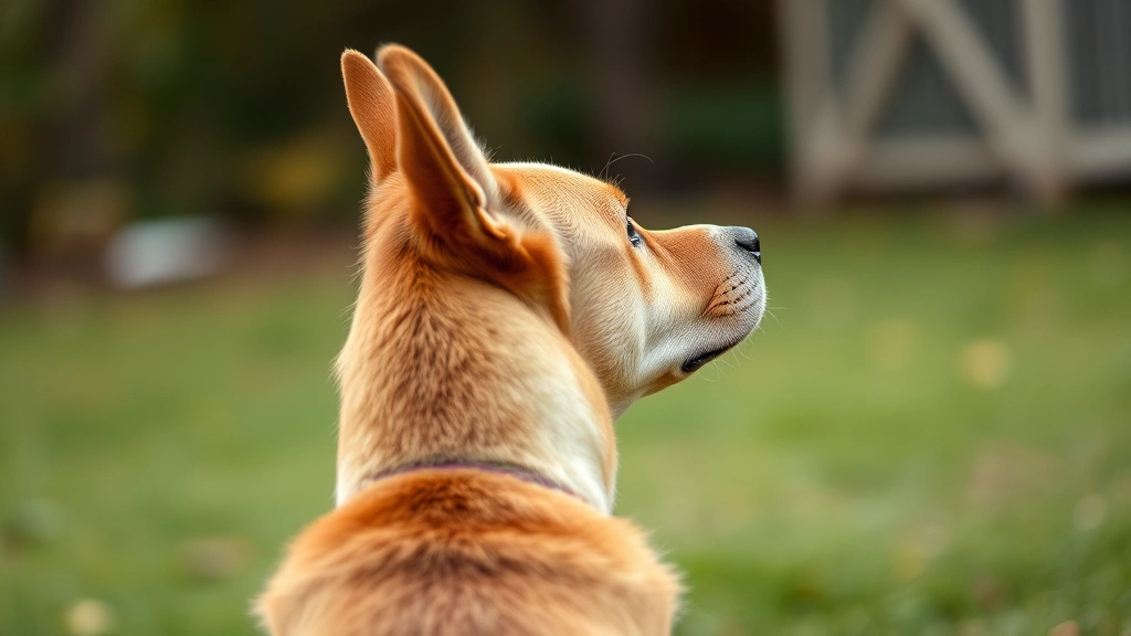 coat health feeding routine -
dog facing slightly away from camera