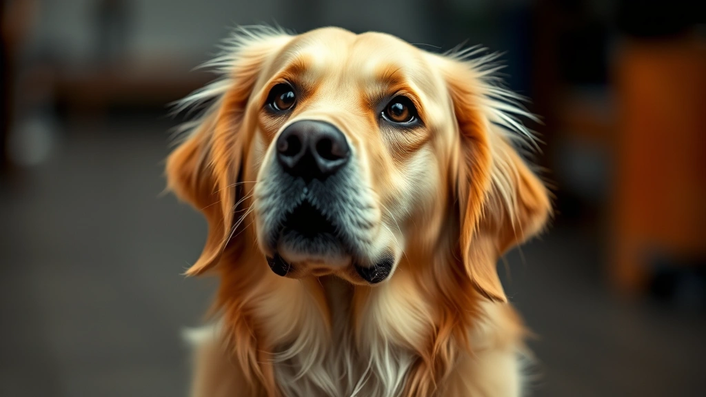 cole prevost dog video -
Golden retriever appearing confused or surprised
