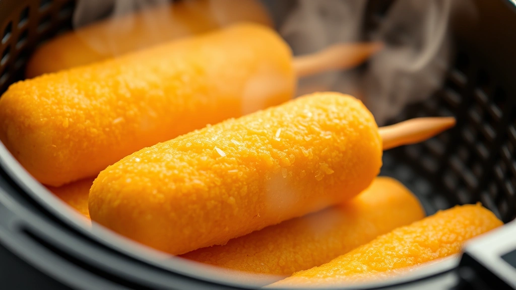 corn dogs in air fryer dog photo 0