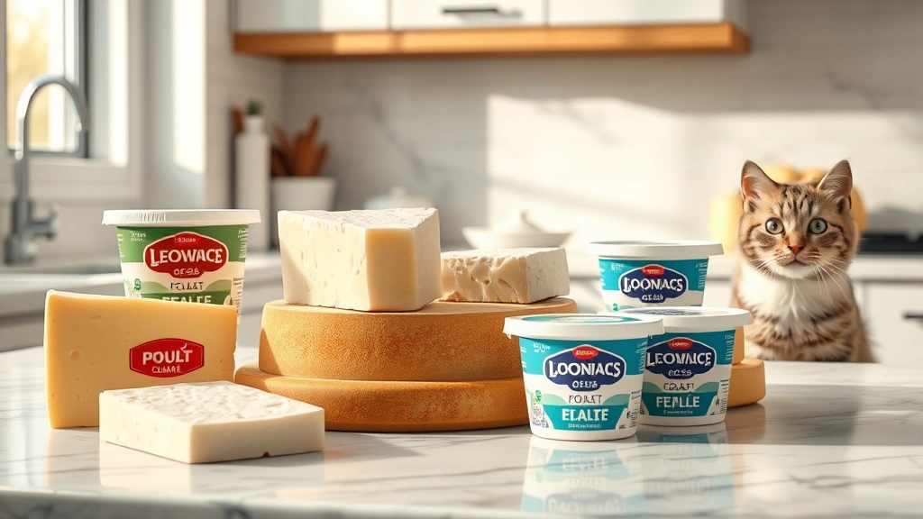 dairy products and pets -
Photorealistic image of various cheese blocks and yogurt containers on a marble