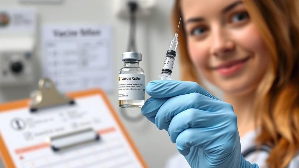 dapp vaccine for dogs -
Photorealistic image of a veterinarian holding up a vaccine vial and syringe in
