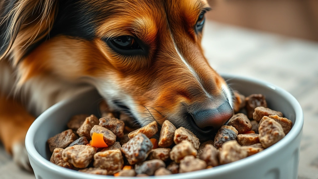 dehydrated dog food dog photo 0
