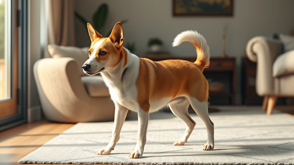 do dogs have the menopause -
Photorealistic image of a female dog during estrous cycle, showing natural body