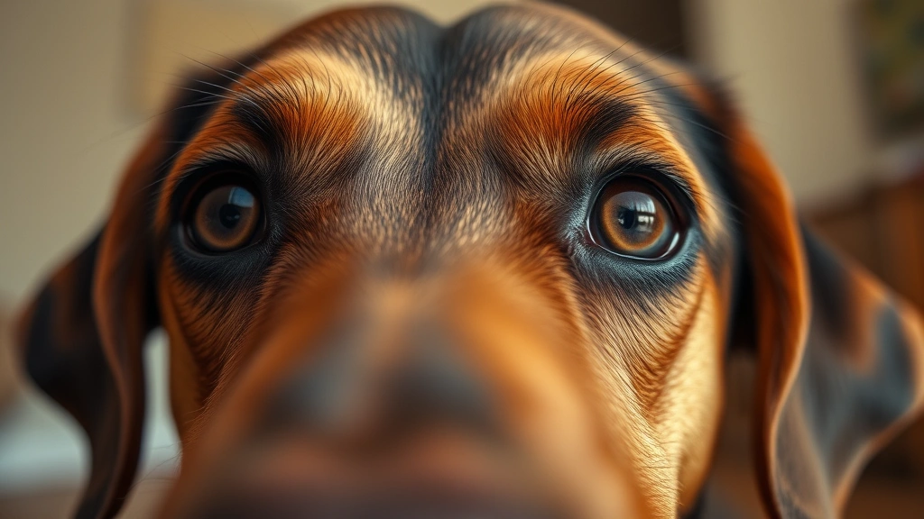 do dogs have two eyelids -
Photorealistic front-facing dog eye with the third eyelid slightly visible in t