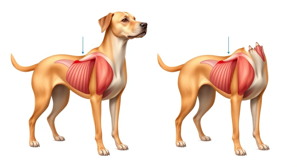 do male dogs have nipples -
Photorealistic side-by-side comparison of male and female dog anatomy focusing 