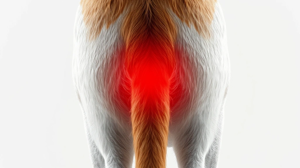 does my dog have a uti -
Photorealistic image of a female dog’s rear end area showing signs of irr