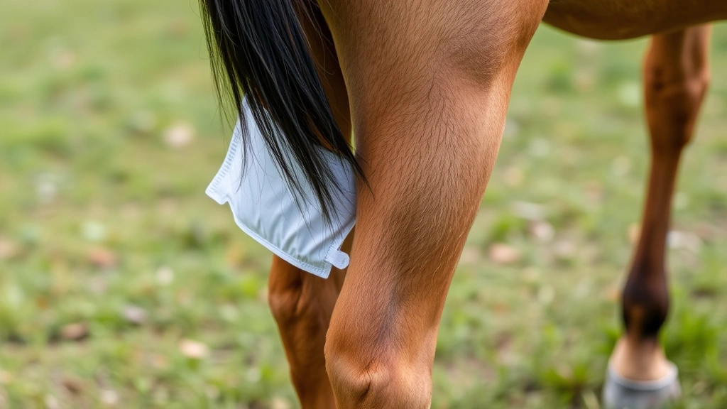 dog acl tear -
with an ice pack wrapped around the hind leg
