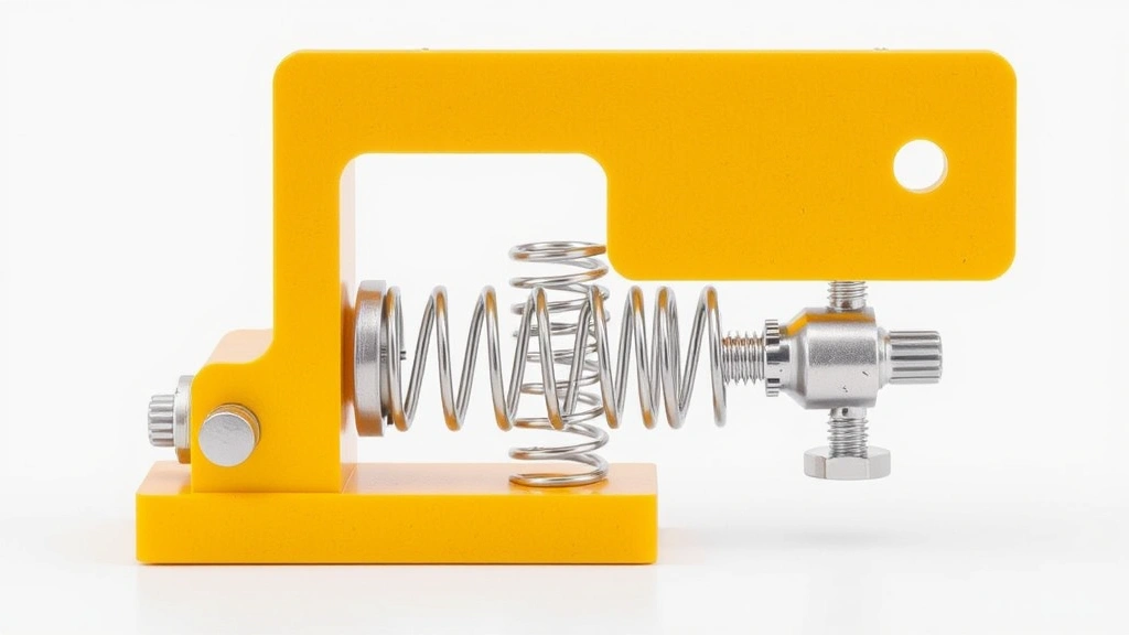 dog ball launcher -
showing the spring-loaded mechanism
