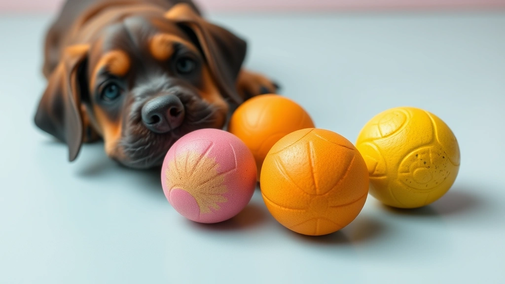 dog balls -
squeaky balls
