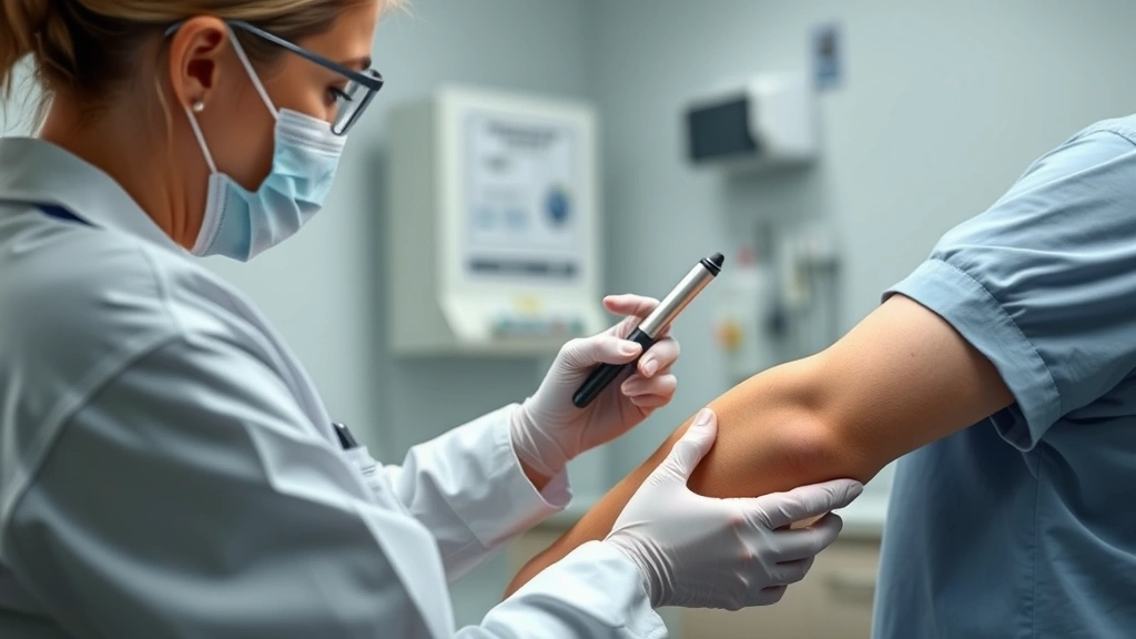 dog bite lawyers -
Photorealistic image of a medical professional examining and documenting a dog 