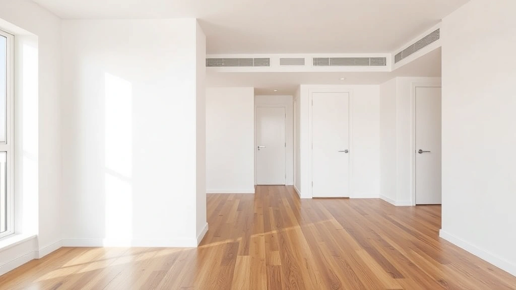 dog breeds for apartments -
minimalist apartment setting with wooden floors
