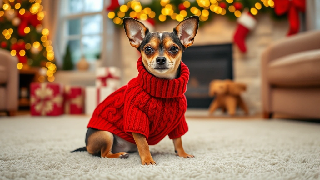dog christmas sweater dog photo 0