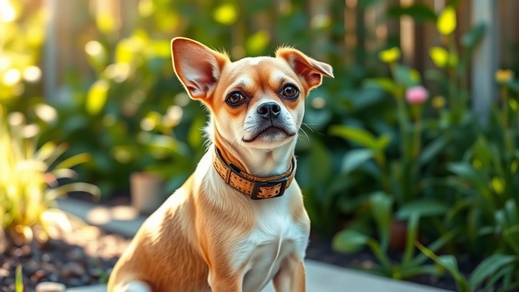 dog collar with name -
Photorealistic image of a small dog wearing an eco-friendly bamboo collar, sitt
