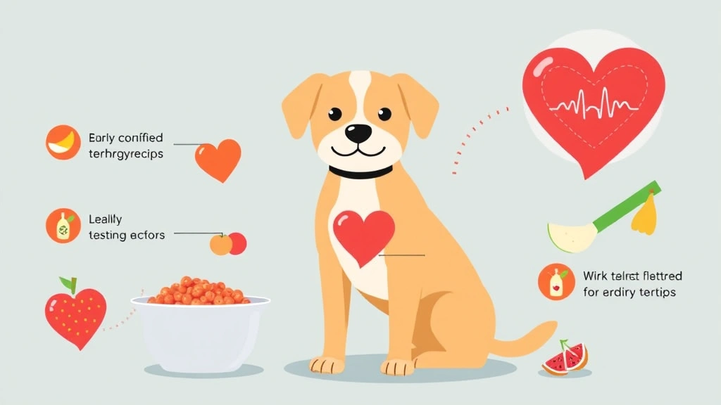 dog congestive heart -
depicting heart-healthy nutrition for dogs with cardiac conditions

