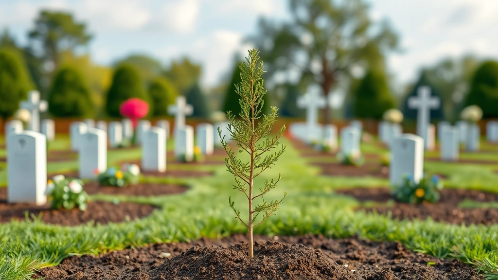 dog cremation cost -
Photorealistic image of a peaceful outdoor memorial garden with a small tree pl