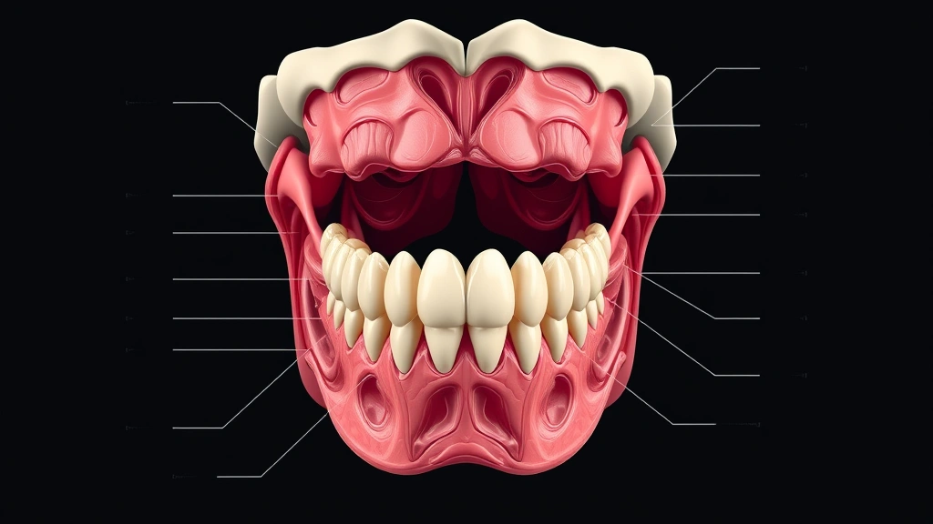 dog dental chart -
anatomical dental study illustration style
