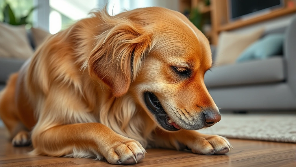 dog dry heaving dog photo 0