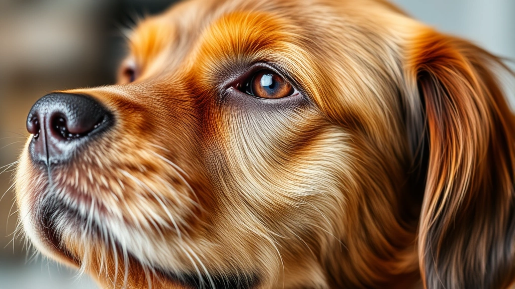 dog food for sensitive skin -
showing vibrant coat quality and clear skin without irritation or redness
