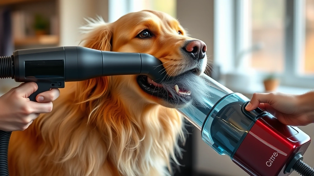 dog grooming vacuum dog photo 0