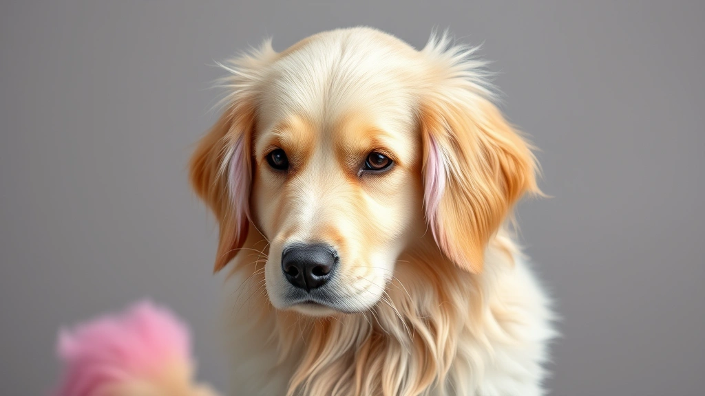 dog hair dyeing dog photo 0