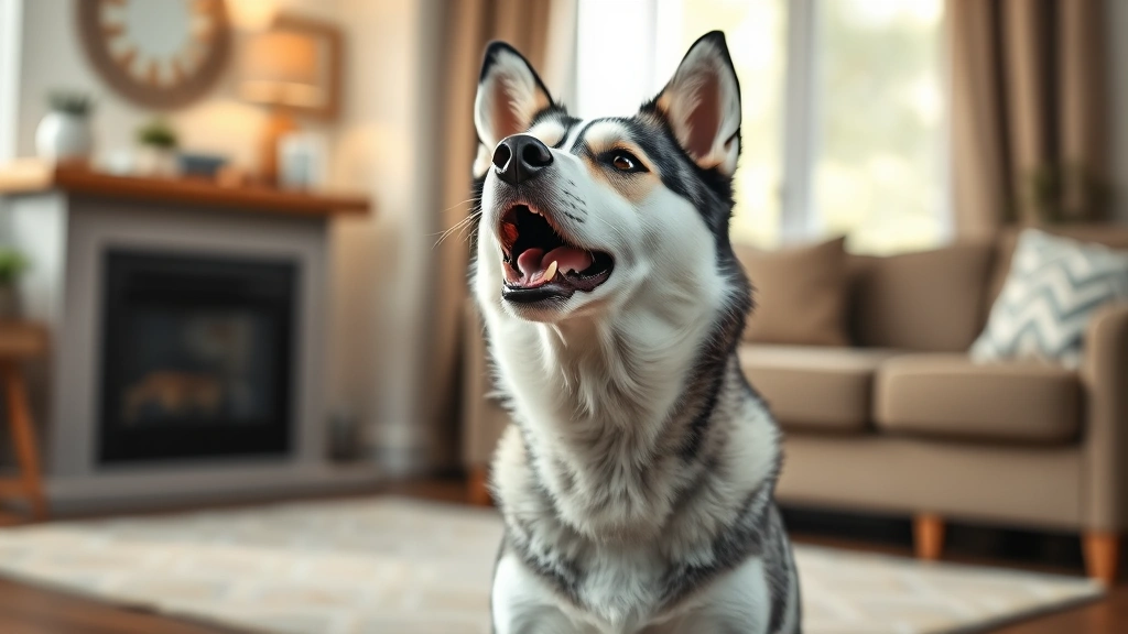 dog howling dog photo 0