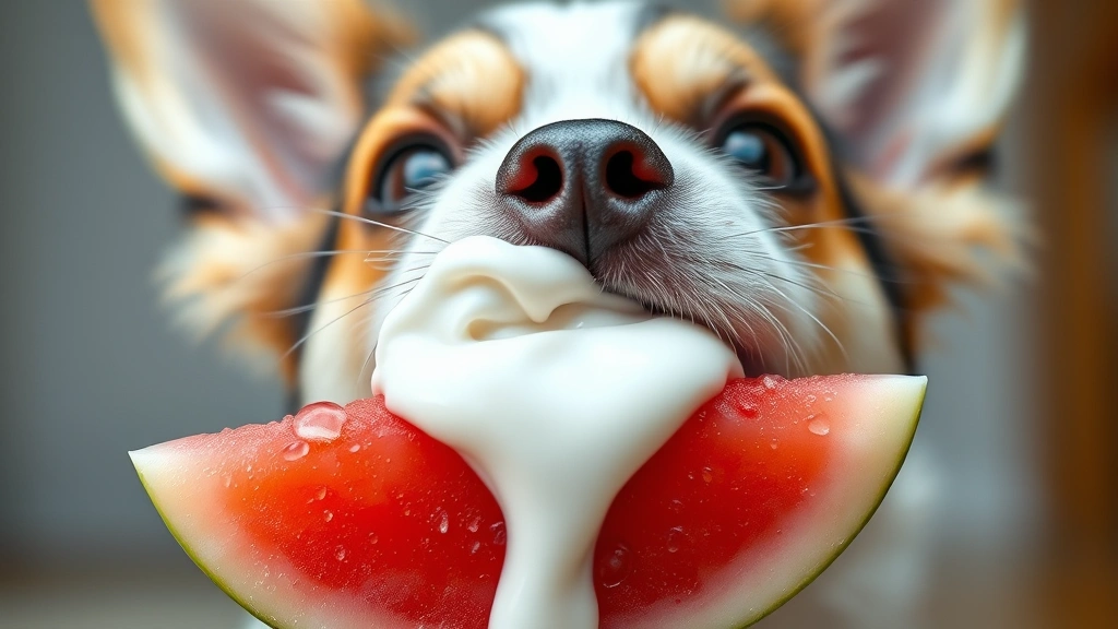 dog ice cream recipe -
Photorealistic style: Close-up of a small dog’s excited face as it enjoys