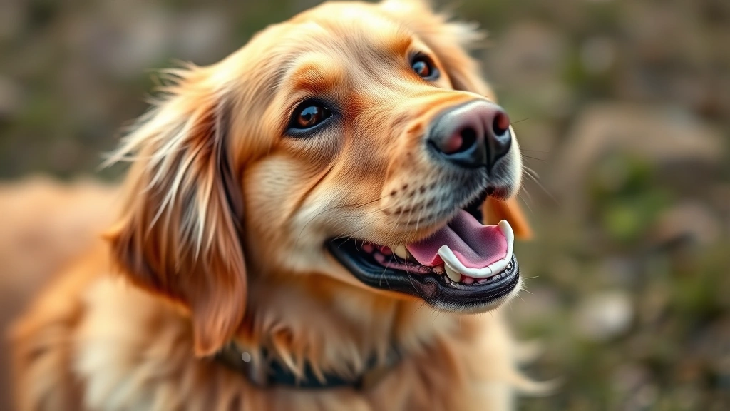 dog id tags -
Photorealistic image of a golden retriever wearing a collar with a shiny stainl