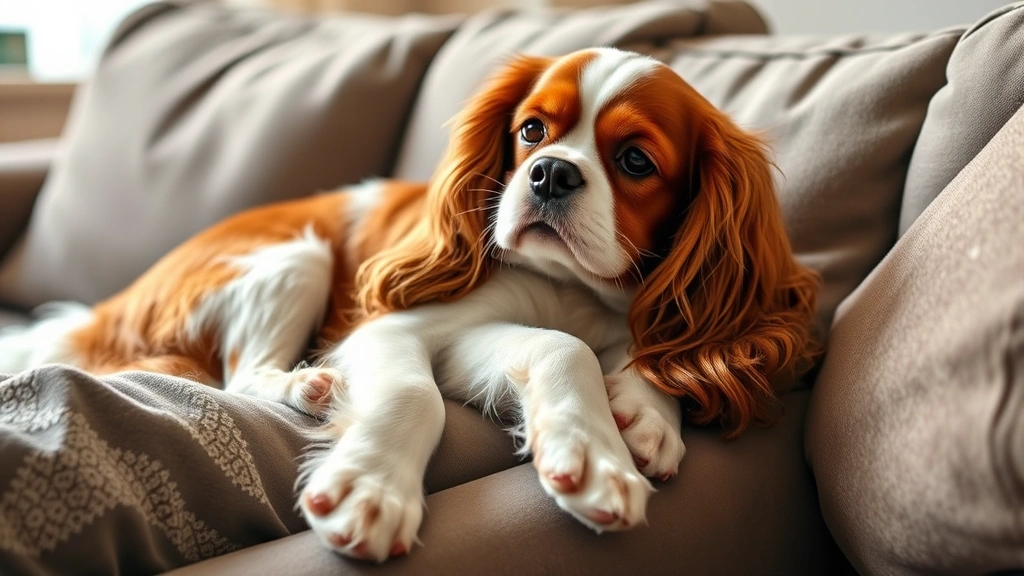 dog king charles -
Photorealistic photo of a King Charles Spaniel resting on a person’s lap 