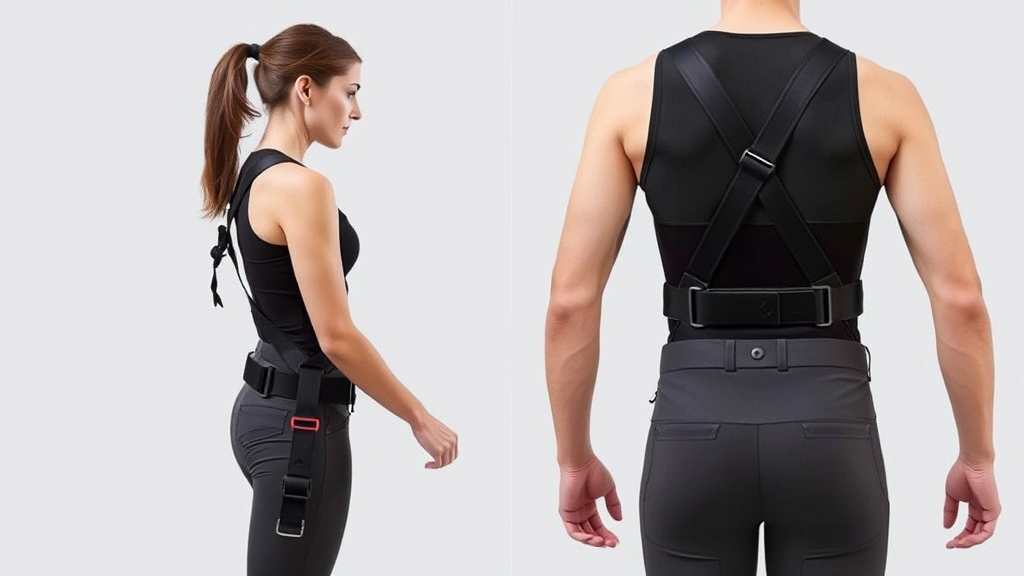 dog knee brace -
showing correct positioning and support straps
