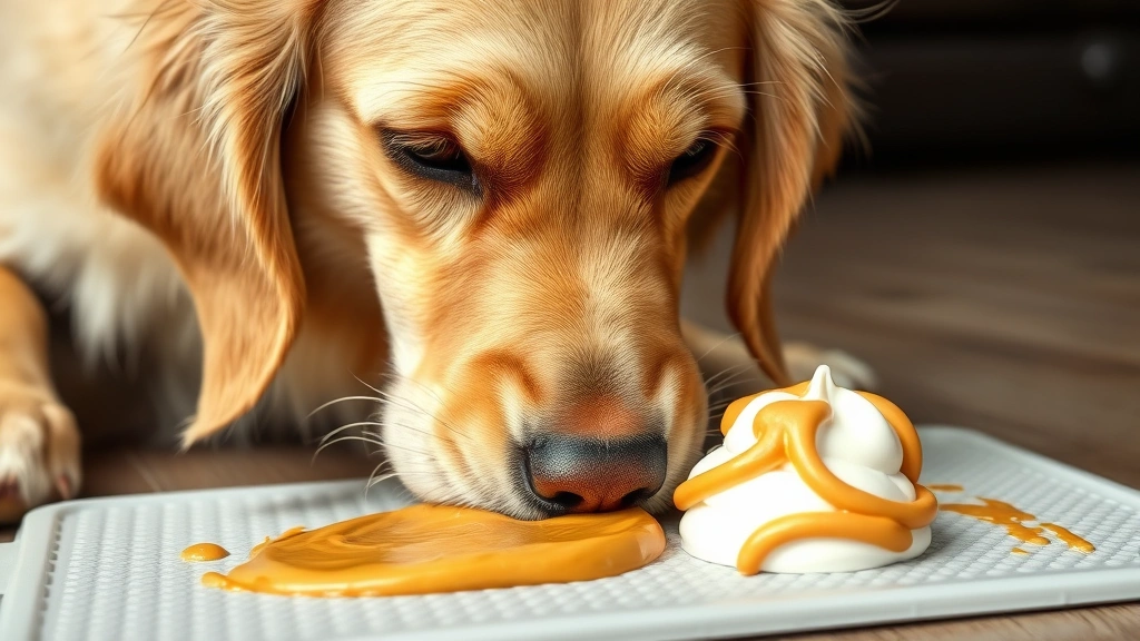 dog lick mat dog photo 0