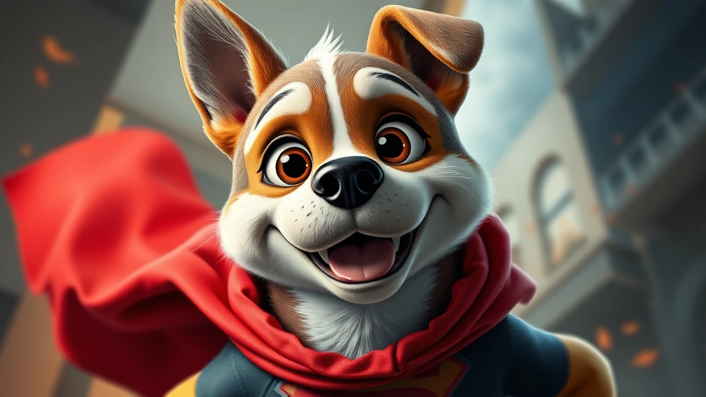 dog man the musical -
Photorealistic style: A close-up portrait of an anthropomorphic dog character w