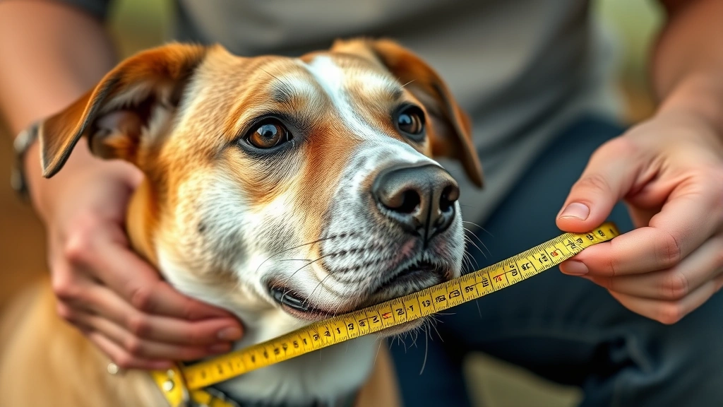 dog muzzles -
Photorealistic image of a dog owner measuring their dog’s snout circumfer