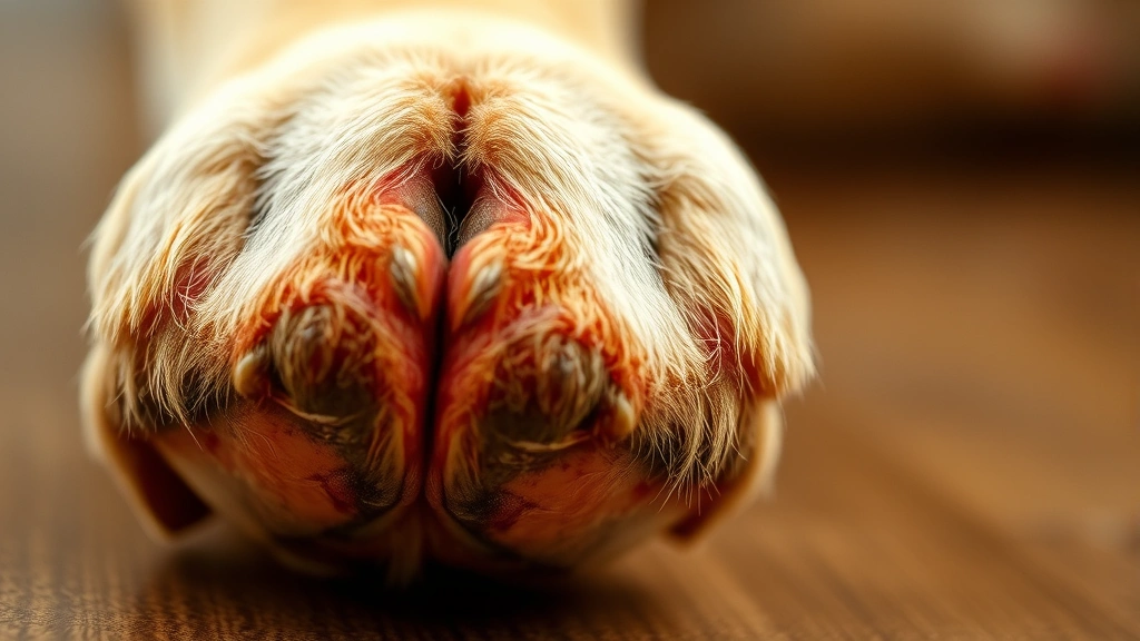 dog paw yeast infection dog photo 0