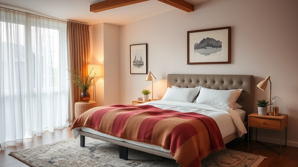 dog pillow -
cozy bedroom setting
